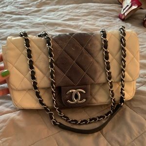 Chanel Flap Classic Bag in rare Tie Dye Hombre design
